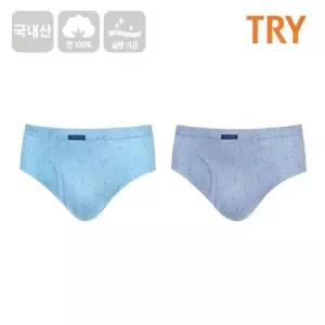 트라이 남성 맥시면100 삼각팬티 남자브리프 속옷(택1)