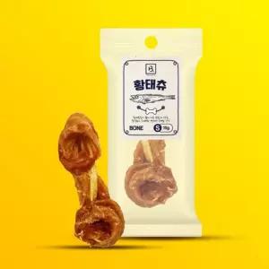 브리더랩 황태츄 링 본 15g 강아지 오래먹는 껌 강아지 치석제거 이갈이 황태 간식 15개