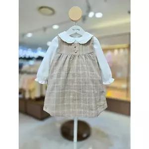 아가방갤러리 아가방 오드벨체크 원피스 상하세트 01S124057 503970