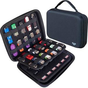 BUTTERFOX 대용량 전자 보관함 하드 SDXC 정리함 범용 케이스 USB 드라이브 액세서리 메모리 외장 홀더 카드 SDHC 플래시