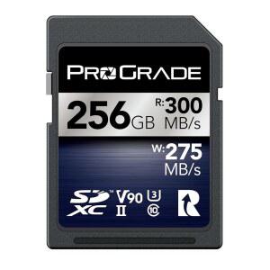 PROGRADE 디지털 II 이리듐 카드 256GB V90 메모리 UHS SDXC