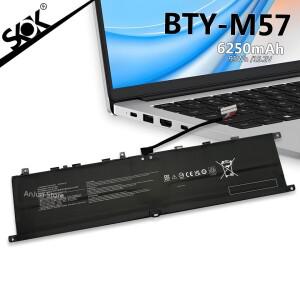 새로운 BTY-M57 노트북 배터리 MSI GP76 Leopard 10UG11UG 10UE 9SE MS-17K3 4ICP6/35/140