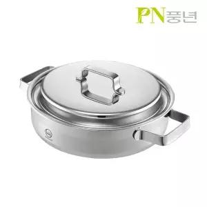 [NS홈쇼핑]PN풍년 위더스 리네IH 스테인레스 인덕션 겸용 24cm 전골냄비[35865095]