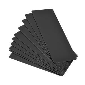 Uxcell 빈 금속 명함 페인트 알루미늄 블랭크 카드 DIY  인쇄 10 개
