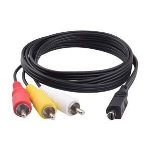 교체 VMC-15FS 10Pin 오디오 비디오 케이블 소니호환 Handycam 캠코더 카메라 DCR-SR90/dp와 호환되는 AV T