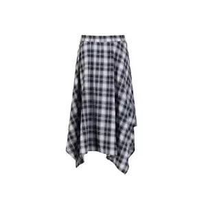 [레코브](광주신세계)밑단 언발 체크스커트 (LC31F7SK524X)
