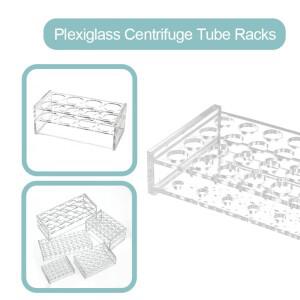 1.5ml/5ml/7-10ml/10-15ml/50ml 투명 원심 분리기 튜브 홀더 8/24 직경 마이크로 스케일 Pcr 브래킷 플렉시