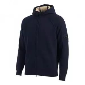 CP컴퍼니 Lambswool Zip Hoodie Cardigan 19CMKN057A 110149A 888) 램스울 짚 후디 가디건)