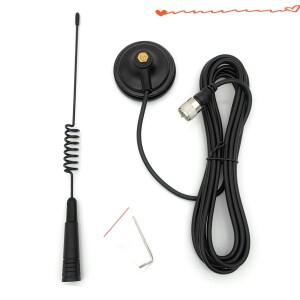 27MHz CB 무전기 안테나 마그네틱 장거리 (4m RG58 케이블 포함) 차량용 트럭 모바일 핸드헬드용