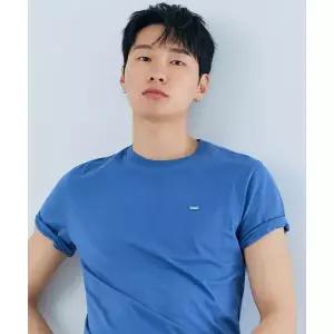 [게스][ON] 5color 유니 레귤러핏 라운드넥 사각와펜 반팔티셔츠 NQ2KE404NQ2KE404 774192