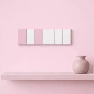 DS 그레인 인테리어 전등 스위치 커버 6구 벽 전기 스위치 플레이트 