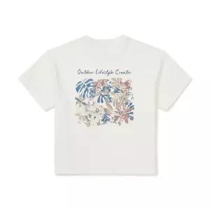 [스노우피크][스노우] 소로나 여성 트로피컬 반팔 티셔츠Off White (S49479780)
