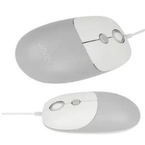 그레이 초경량 저소음 USB C A타입 유선 광 마우스 4단계 2400 DPI 게임 게이밍 사무용 노트북 데스크탑PC