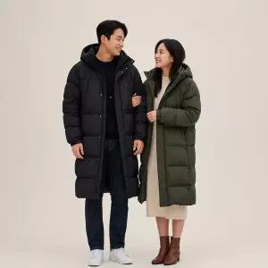 [블랙야크](센텀시티점)역시즌 정상가459000 공용 캐주얼 기본 롱 벤치 구스 다운자켓 공용 퍼스트벤치...