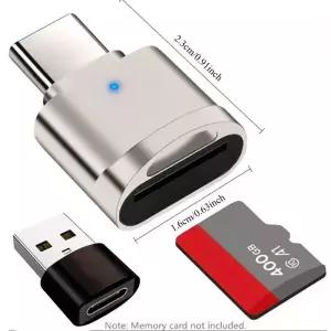 미니 타입-C USB 3.0 SD 마이크로 TF 카드 리더 메모리 삼성 화웨이 샤오미 호환 알루미늄 어댑터