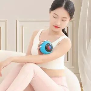 충전식 5단계 진동 마사지 볼 휴대용 피넛 마사저 폼롤러 피트니스 이동성 요가 휴식용