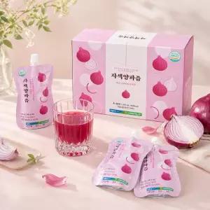 국내산 무안 자색양파즙 100% 진액 HACCP 건강즙 120ml X 10포