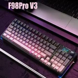 aula F98 Pro V3 독거미 무선 기계식 키보드 블루투스 3모드 저소음 커스텀 사무용