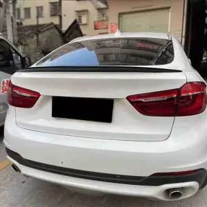 후방 트렁크 뚜껑 자동차 스포일러 16 17 18 BMW 호환 X6 F16 자동차 테일 윙 ABS 플라스틱 소재 액세서리