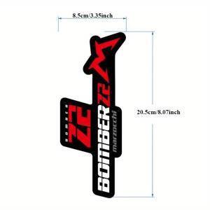 2pcs/시트 2020 marzocchi BOMBER z2 전면 포크 스티커 자전거 산악 바디 장식