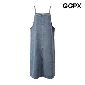 캐주얼 뷔스티에 데님 원피스 GQ5OP012F