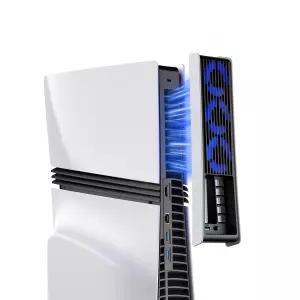 PS5 Pro용 KIWIHOME 쿨링 팬 속도 조절이 가능한 효율적인 쿨러 및 자동 온/오프 USB3.0 포트가 있는