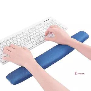 키보드 손목보호패드 받침대 보호대 블루lmn758