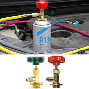 1PC 디스펜스 밸브 병따개 14 SAE R410A 가스 냉매 병은 R6000A MAYITR R134A R22 R12 커넥터