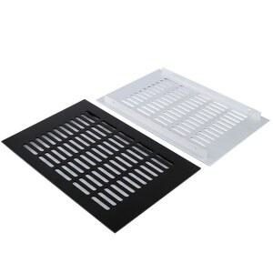 선풍기날개 200MM 직사각형 공기 환기 커버 옷장 합금 가구 그릴 알루미늄 신발 수납장 인공 메쉬에