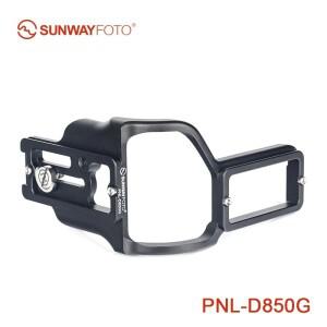 호환 SUNWAYFOTO PNL-D850G 니콘 배터리 그립 삼각대 헤드 전용 알루미늄 퀵 릴리스 플레이트 L-브라켓