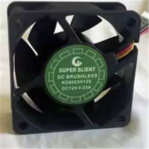선풍기날개 KD6025H12S DC12V 25A 6025 산업용 축류 팬용 인버터 1PC