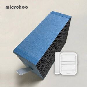 기존 MICROHOO 용량 미니 USB 휴대용 가습 터치 시원하고 필터 에어컨 스크린