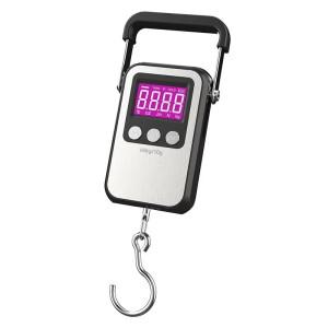 60kg 10g 디지털 수하물 저울 전자 걸이형 후크 LCD 디스플레이 여행 낚시용