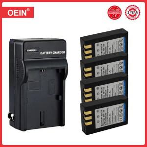 NP-140 카메라 배터리 및 AC 충전기 후지필름 후지 파인픽스 S100 S200EXR 용 1150mAh 4개
