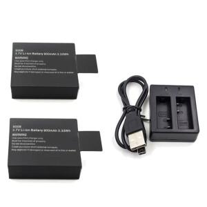 SJ4000 WIFi SJCAM 스포츠 액션 카메라 DV SJ 전용 배터리 용 3.7V 900mAh 충전식 리튬 이온