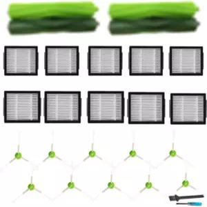 YOKYON 24PK 로봇 룸바 i7 i3 i4 i5 i6 i8 J5 J6 J7 J8 J9 플러스 E5 진공청소기 고무 브러시 및 고효율