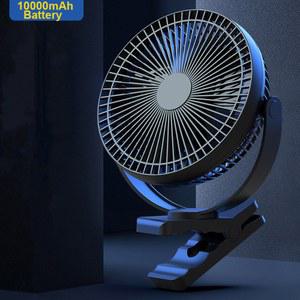 써큘레이터 USB 충전 테이블 무선 선풍기 10000MAH 야외 휴대용 여행 천장 속도 배터리 클립