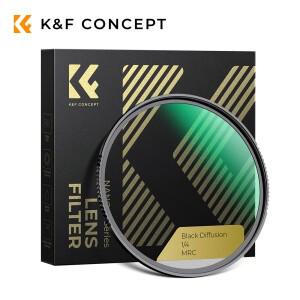 K&F Concept Nano-X 시리즈 블랙 미스트 1/4 1/8 필터 블랙 미스트 확산 필터 37/40.5/43/46/49/52/55/58/6
