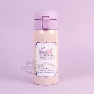 마이멜로디 쿠로미 원터치 스텐 보틀 350ml 160899