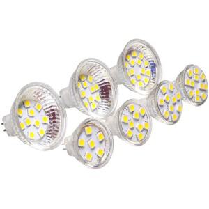 15LED MR16 Led 전구 BI-PIN 램프 24V 12V 보트 조명 흰색  흰색 일반 20W 교체 1개