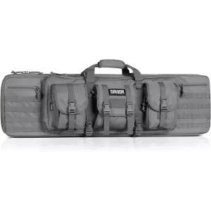 Savior Equipment 아메리칸 클래식 택티컬 더블 롱 건 백 피스톨 운송 케이스 백팩 스트랩