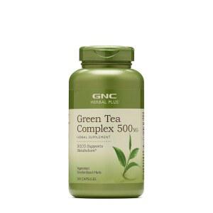 GNC 허브 플러스 녹차 콤플렉스 500mg 보충제, 채식주의자, 신진대사 지원, 200인분 제공