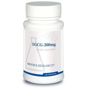 바이오틱스 리서치 EGCG 200mg 녹차 추출물, 카멜리아 시넨시스, 50% EGCG, 폴리페놀, 심혈관 지원, 신경 보호, 한 면역 기능, 신진대사 유지, 60캡슐