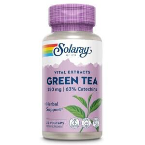 솔라레이 녹차 추출물 250mg - 디카페인 캡슐 EGCG 보충제 63% 카테킨 함유 , 60일 30인분, 베지캡 30개
