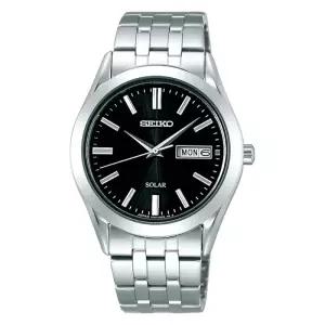 세이코 워치 SEIKO SELECTION SBPX083 맨즈 손목시계 일본제 솔러 충전식 페어 사파이어 유리 일요일 캘린더 탑재 문자판 스테인리스 스틸
