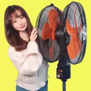 [본사직배] 휴앤봇 20인치 메두사 양면선풍기 더블헤드 공업용 HNB-2130 업소용 산업용 대형 360도회전 50cm