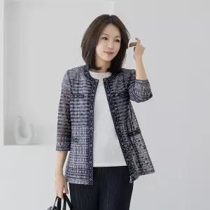 엄마옷  에스닉시스루 중년여성 데일리 자켓 -RJK2605008-