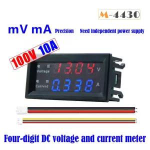 LED전구 DC 100V 200V 10A 디지털 전압계 전류계 0.28 인치 LED 디스플레이 전압 검출기 전류 측정기 볼트