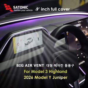 헤드업디스플레이 HUD 하이랜드 2026 주니퍼 계기판용 SATONIC 스크린 CARPLAY 무선 9인치