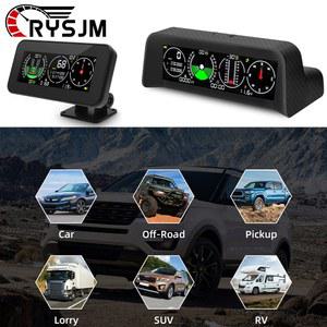 헤드업디스플레이 HUD X90 M50 M60 전자 수평 차량용 헤드업 속도계 디스플레이 경사계 나침반 GPS